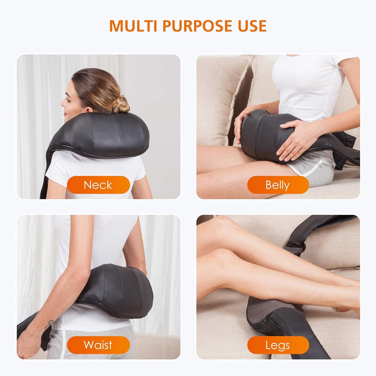 Viravelle™ Obsidian Shiatsu Neck Massager