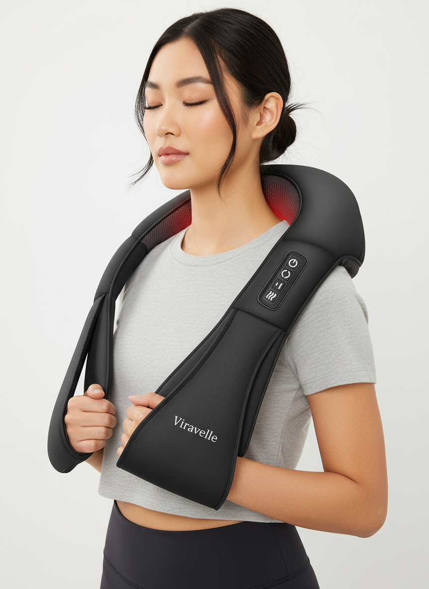 Viravelle™ Obsidian Shiatsu Neck Massager