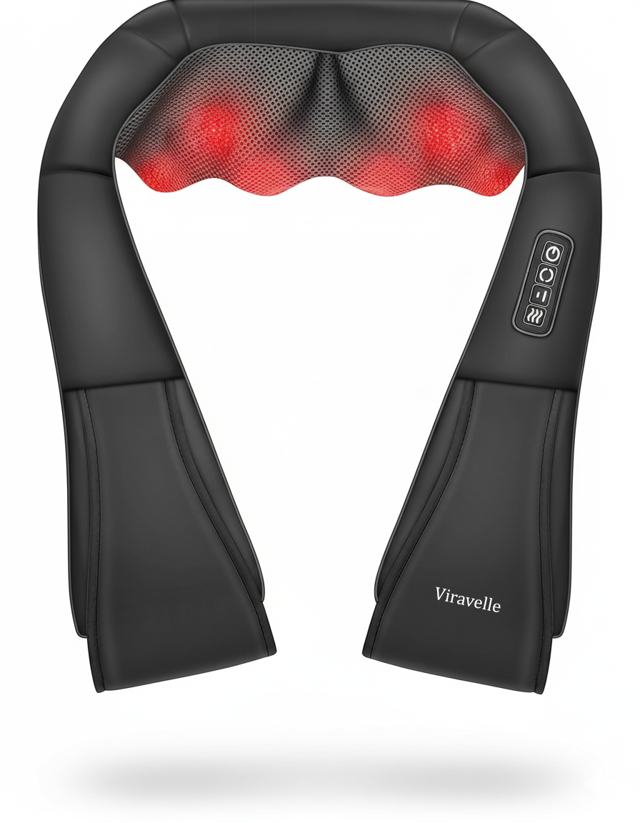 Viravelle™ Obsidian Shiatsu Neck Massager