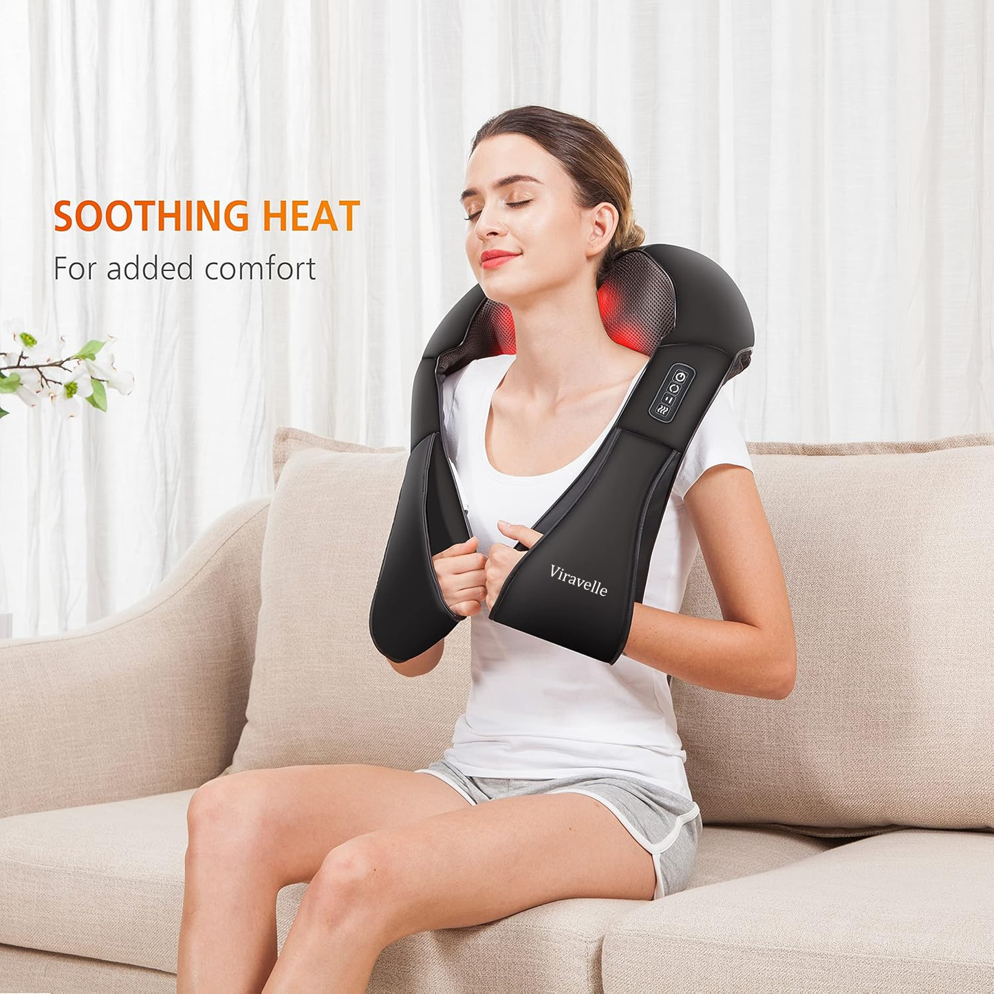 Viravelle™ Obsidian Shiatsu Neck Massager